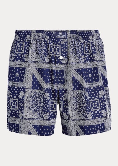 Boxer Polo Ralph Lauren Hombre Azul Marino / Multicolor / Creme - Bandanna-Print Cotton - YVHRG7541